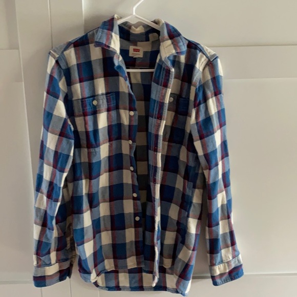 Men’s small Levi’s flannel button down - Picture 1 of 3